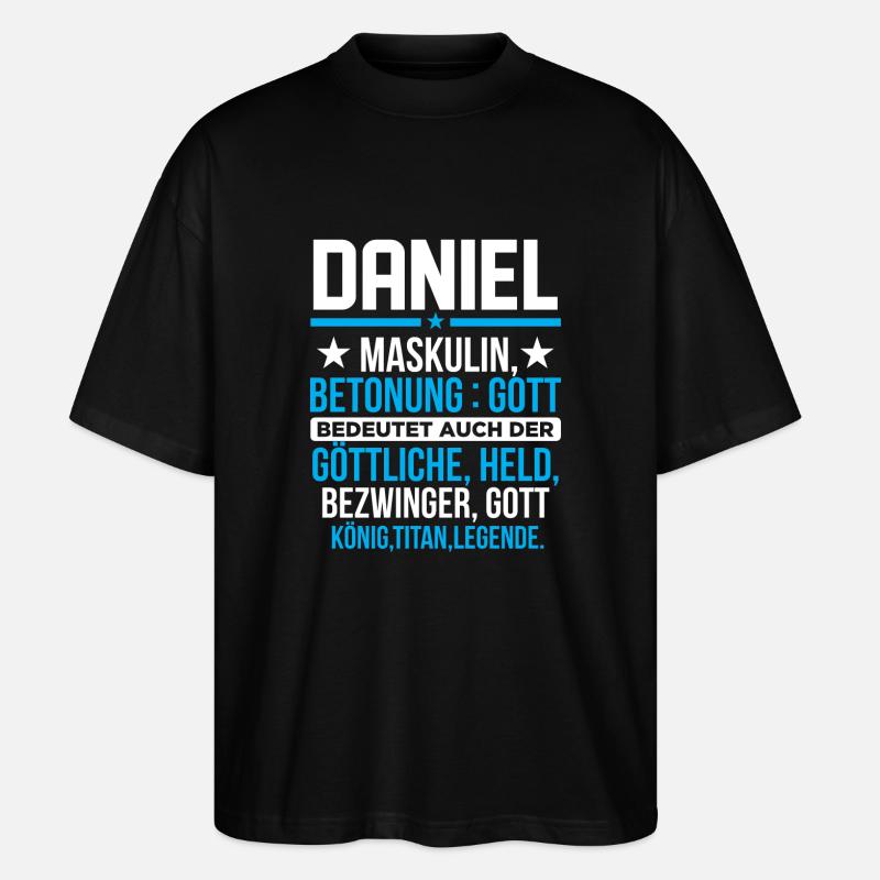 DANIEL - Titan - Stanley/Stella Oversized Unisex Bio T-Shirt Blaster 2.0 - Schwarz