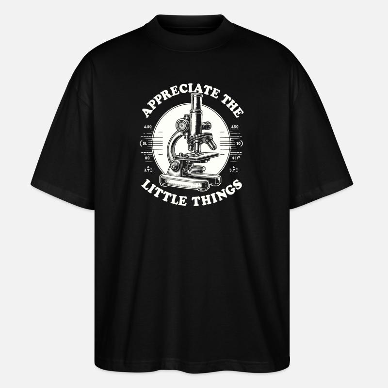 Microscope - Stanley/Stella Oversized Unisex Organic T-shirt Blaster 2.0 - black