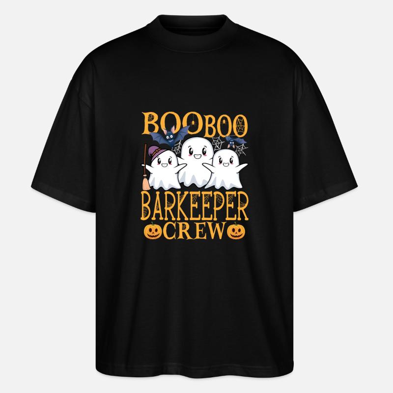 Bartender uu Funny Bartender - Stanley/Stella Oversized Unisex Organic T-shirt Blaster 2.0 - black