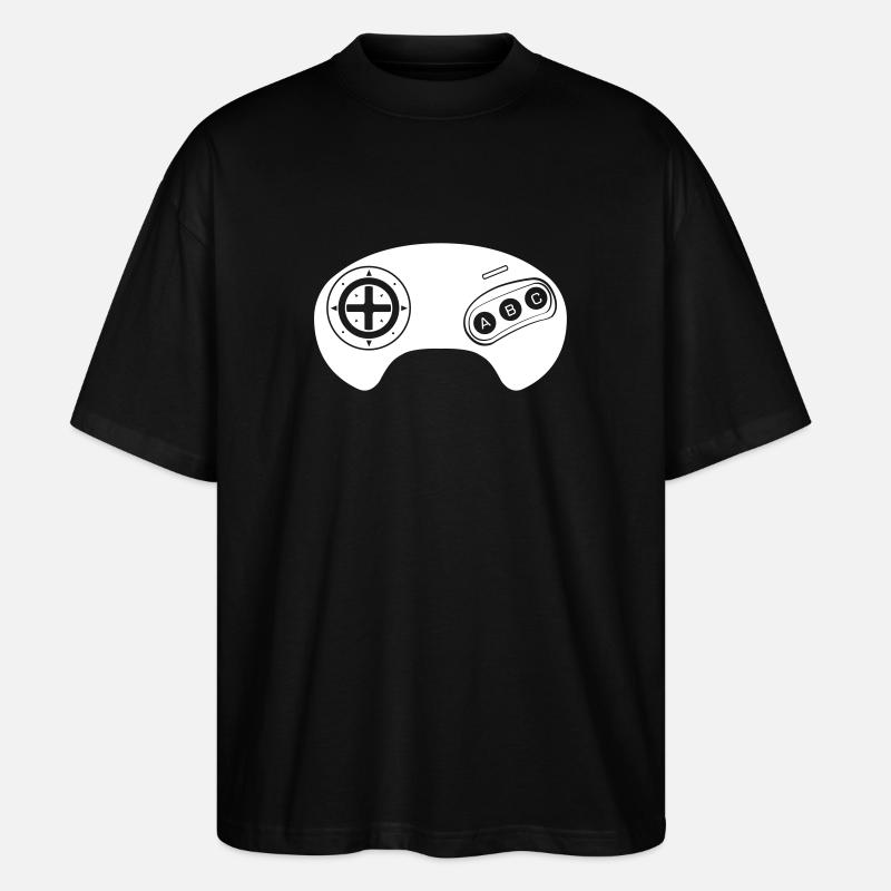 Mega Retro Controller - Stanley/Stella Oversized Unisex Bio T-Shirt Blaster 2.0 - Schwarz