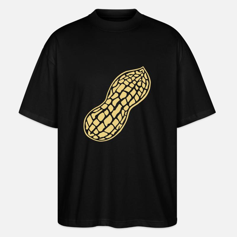 EOG Logo Nut Jaune - T-shirt bio Blaster 2.0 coupe oversize Stanley/Stella Unisexe - noir