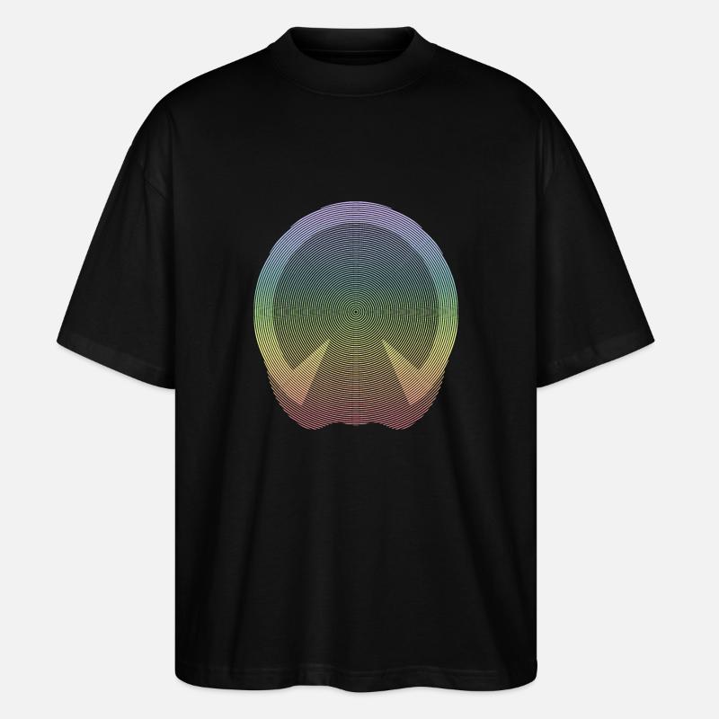 Pferd - Stanley/Stella Oversized Unisex Bio T-Shirt Blaster 2.0 - Schwarz