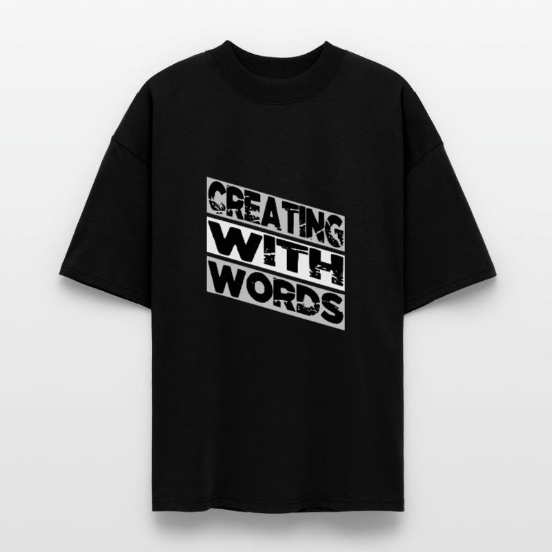 Creative Projects Writing Techniques Funny Happy Stanley/Stella Oversized Unisex Organic T-shirt Blaster 2.0
