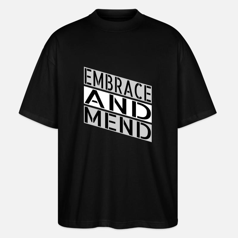 joke funny sayings healing quotes - Stanley/Stella Oversized Unisex Bio T-Shirt Blaster 2.0 - Schwarz