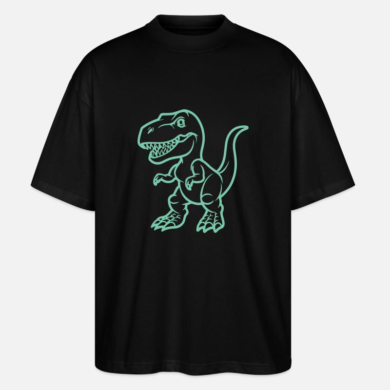 Bande dessinée T Rex - T-shirt bio Blaster 2.0 coupe oversize Stanley/Stella Unisexe - noir