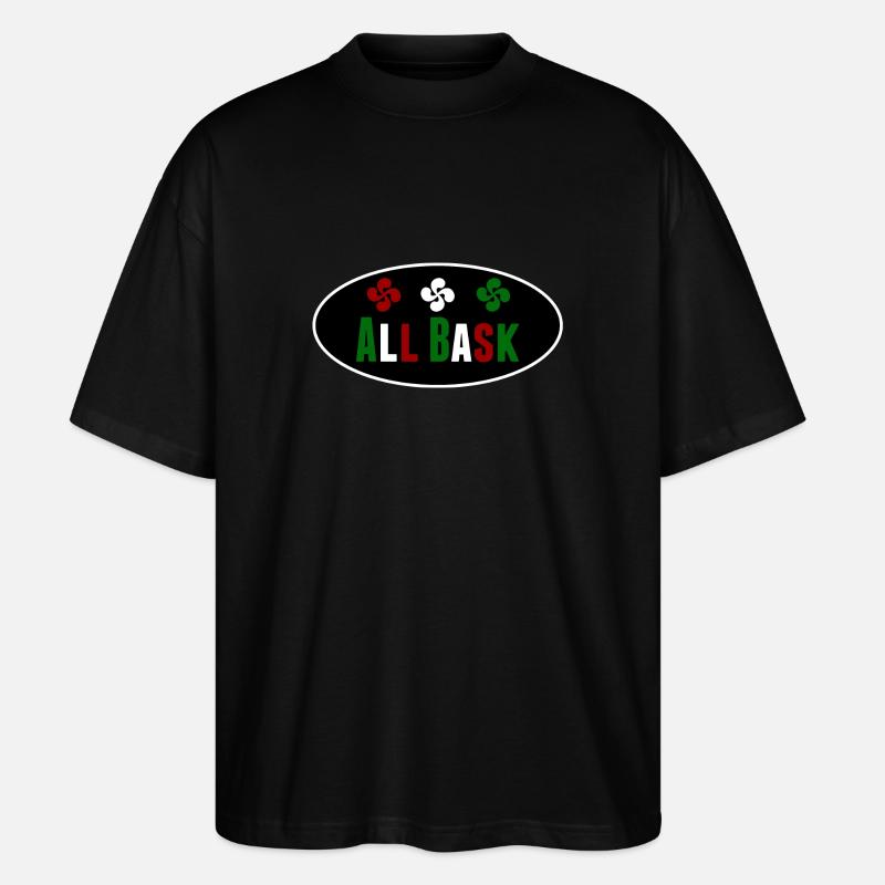 All Basque - T-shirt bio Blaster 2.0 coupe oversize Stanley/Stella Unisexe - noir