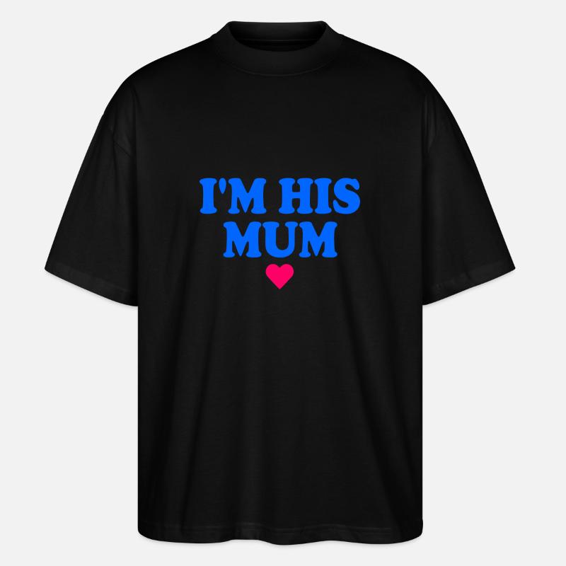 im his mom - T-shirt bio Blaster 2.0 coupe oversize Stanley/Stella Unisexe - noir