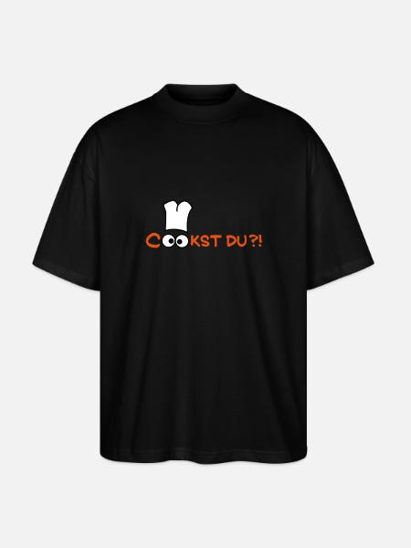 Cook you st? - Stanley/Stella Oversized Unisex Organic T-shirt Blaster 2.0 - black