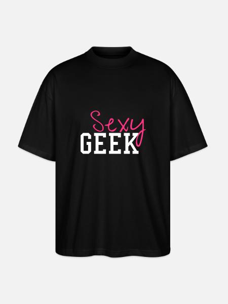 Sexy Geek - Stanley/Stella Oversized Unisex Organic T-shirt Blaster 2.0 - black