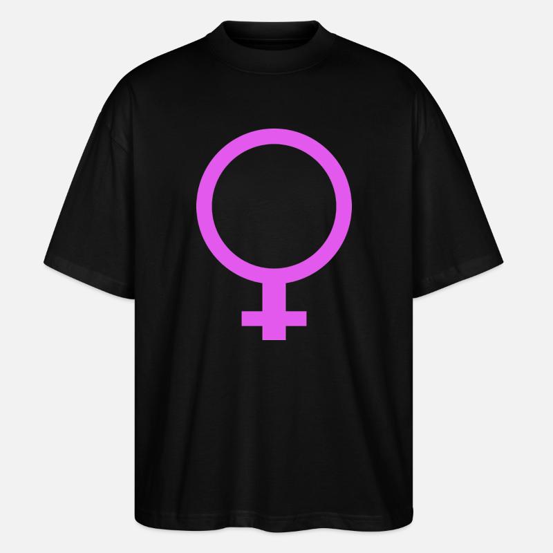 Weibliches Geschlecht - Stanley/Stella Oversized Unisex Bio T-Shirt Blaster 2.0 - Schwarz