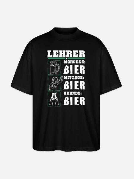 Mon quotidien d’enseignante - T-shirt bio Blaster 2.0 coupe oversize Stanley/Stella Unisexe - noir
