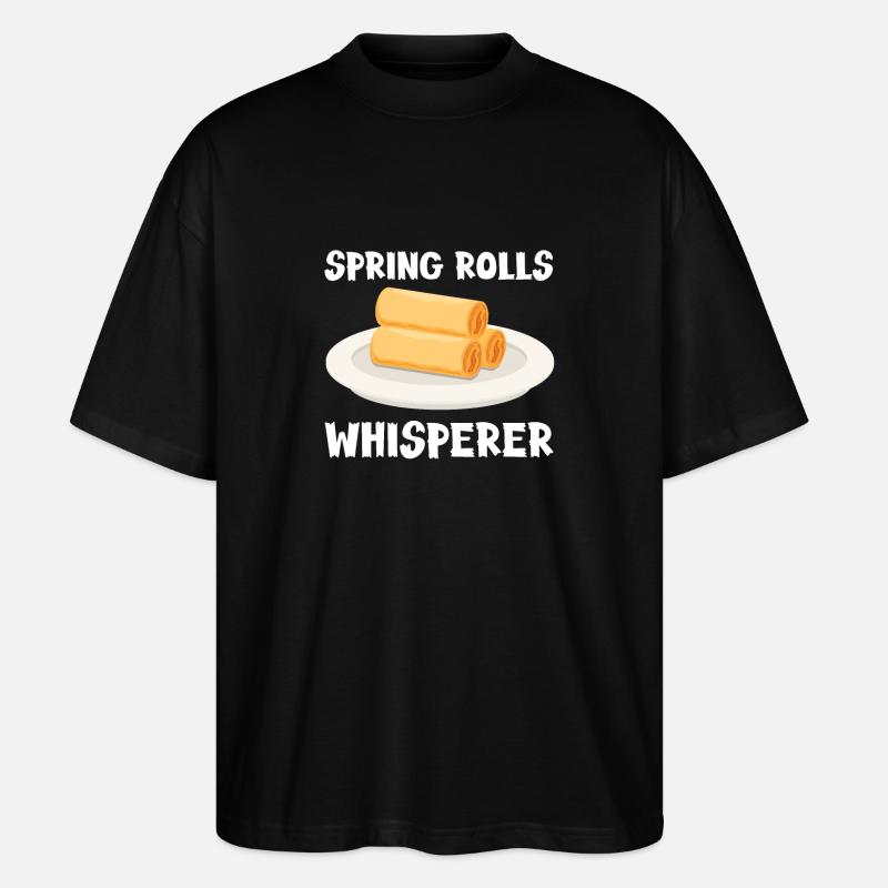Rouleaux de printemps Whisperer - T-shirt bio Blaster 2.0 coupe oversize Stanley/Stella Unisexe - noir