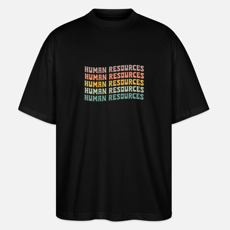Human Resources - Stanley/Stella Oversized Unisex Bio T-Shirt Blaster 2.0 - Schwarz