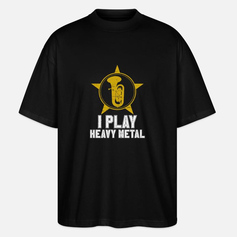 Tuba - Stanley/Stella Oversized Unisex Bio T-Shirt Blaster 2.0 - Schwarz