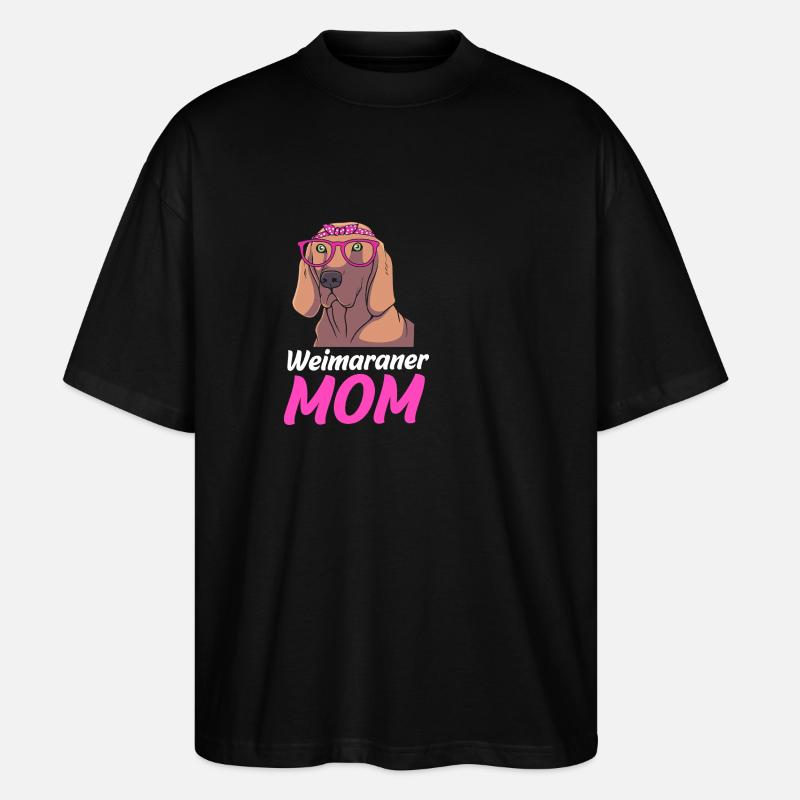 Weimaraner - T-shirt bio Blaster 2.0 coupe oversize Stanley/Stella Unisexe - noir