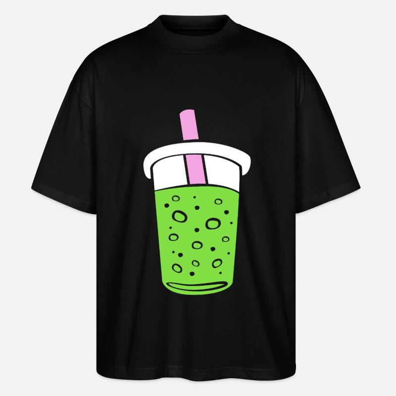 Matcha - Stanley/Stella Oversized Unisex Bio T-Shirt Blaster 2.0 - Schwarz