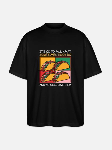 Self-love and a smile - Stanley/Stella Oversized Unisex Organic T-shirt Blaster 2.0 - black