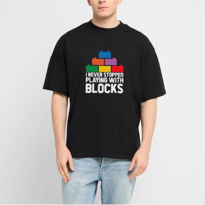 Brick Builder Brick Building Master Builder Stanley/Stella Oversized Unisex Organic T-shirt Blaster 2.0