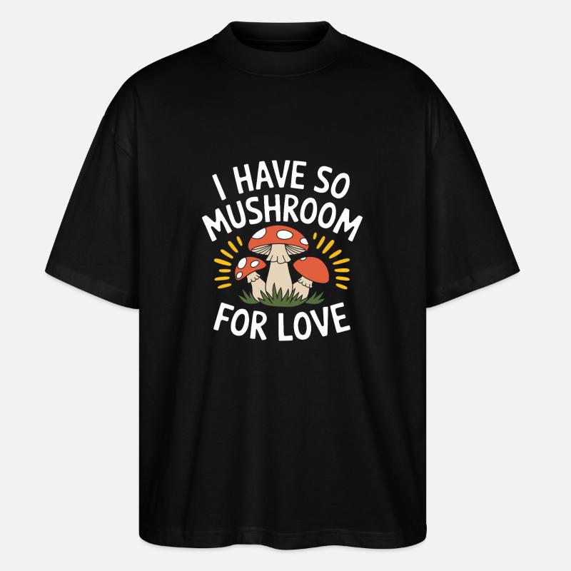 Champignons Champignons Champignon Champignon - T-shirt bio Blaster 2.0 coupe oversize Stanley/Stella Unisexe - noir