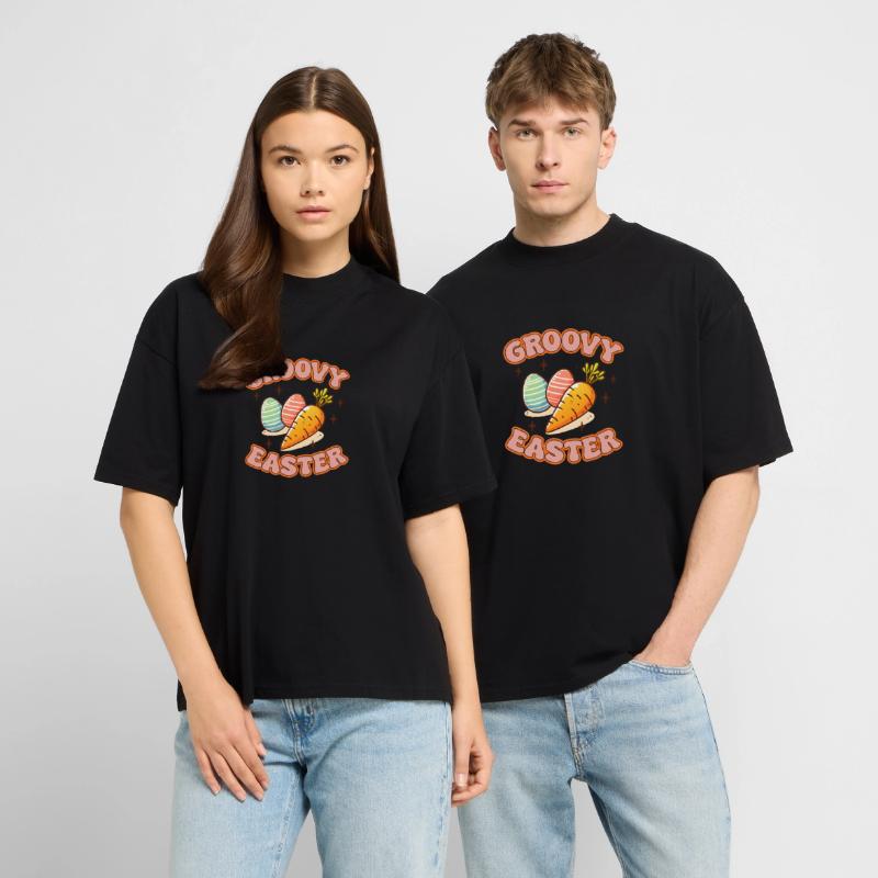 Easter Easter Bunny Easter Eve Easter Sunday Easter Egg Spring Stanley/Stella Oversized Unisex Organic T-shirt Blaster 2.0