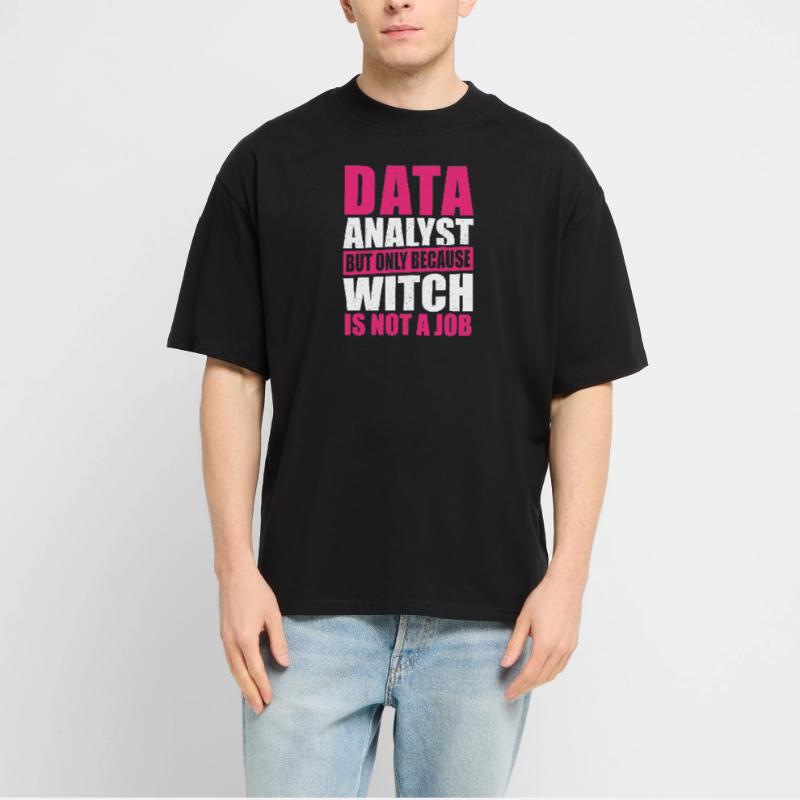 Geek Data Collector Data Analysis Data Science Stanley/Stella Oversized Unisex Organic T-shirt Blaster 2.0