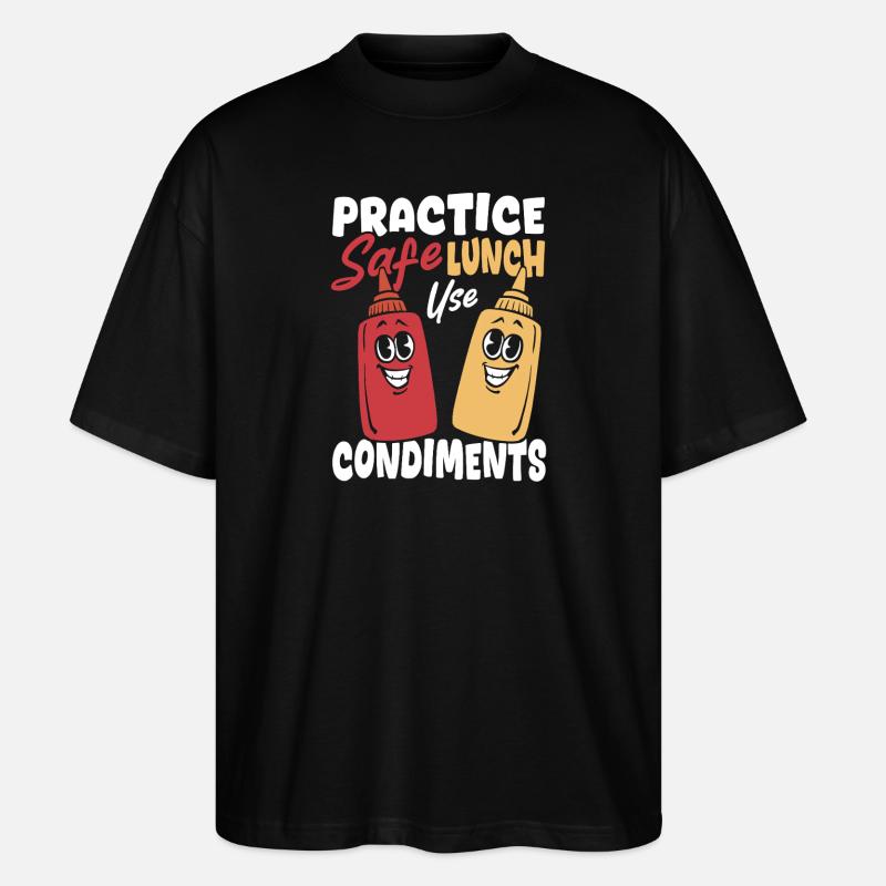 Spice Lunch Spices Sauce - Stanley/Stella Oversized Unisex Organic T-shirt Blaster 2.0 - black
