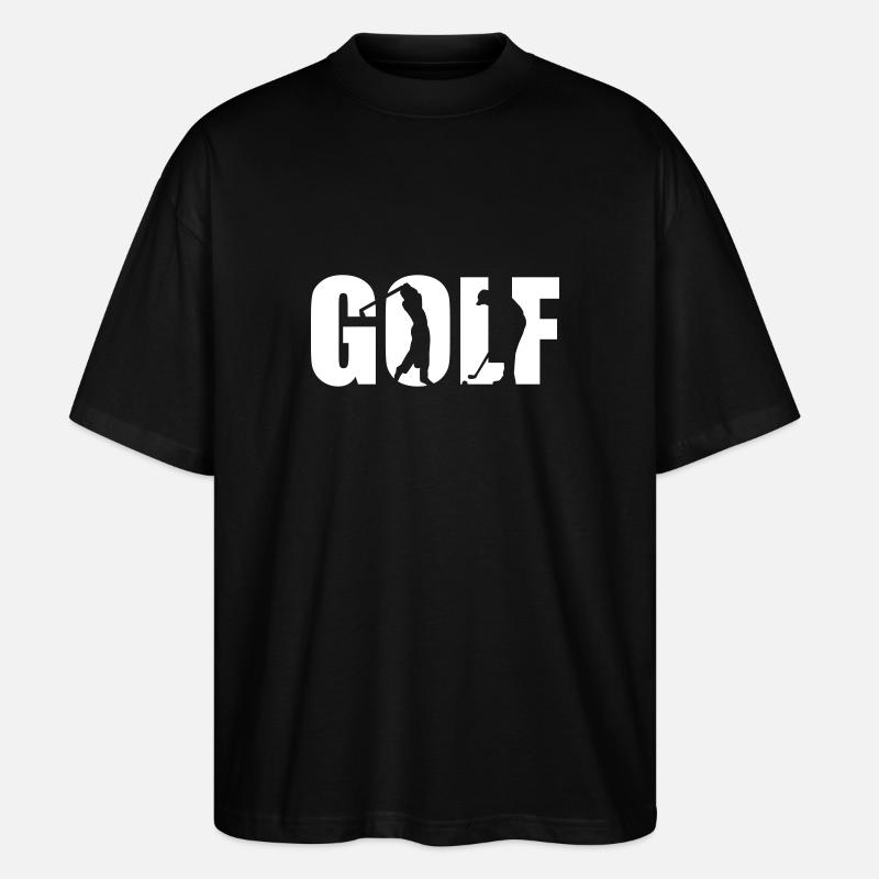 Golf - T-shirt bio Blaster 2.0 coupe oversize Stanley/Stella Unisexe - noir