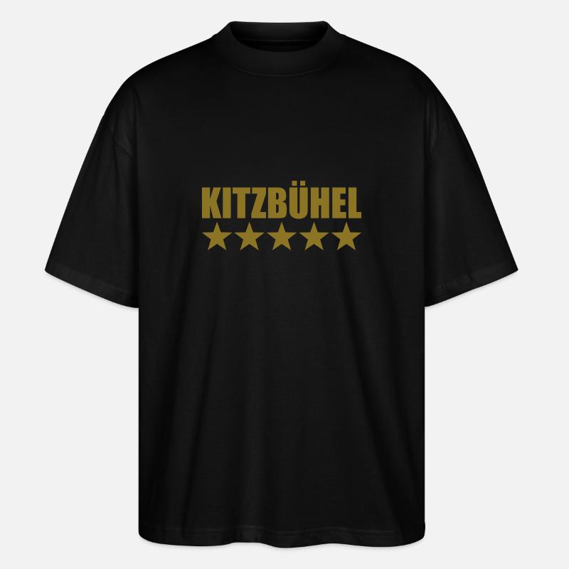 Kitzbühel - Stanley/Stella Oversized Unisex Bio T-Shirt Blaster 2.0 - Schwarz