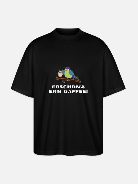 Sachsen Gaffee - Stanley/Stella Oversized Unisex Bio T-Shirt Blaster 2.0 - Schwarz