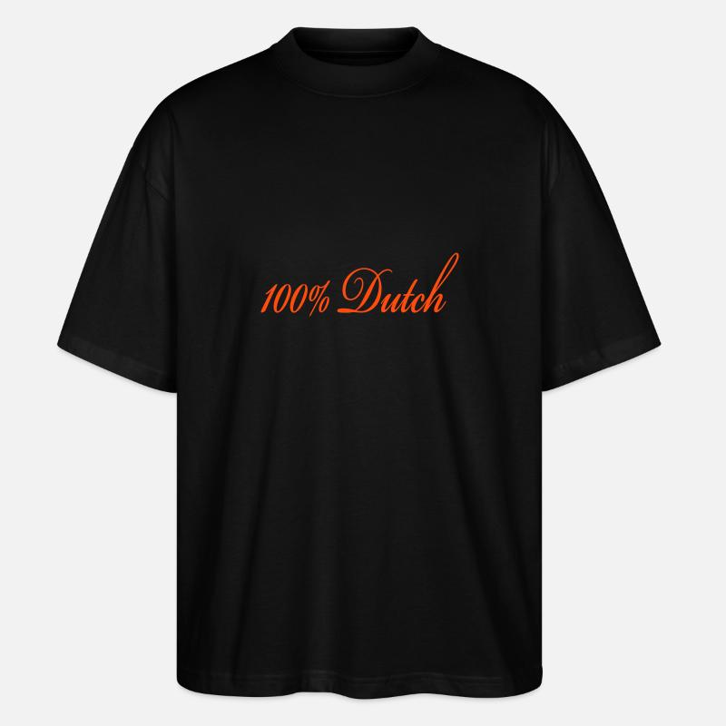 100% Dutch DE - Stanley/Stella Oversized Unisex Bio T-Shirt Blaster 2.0 - Schwarz