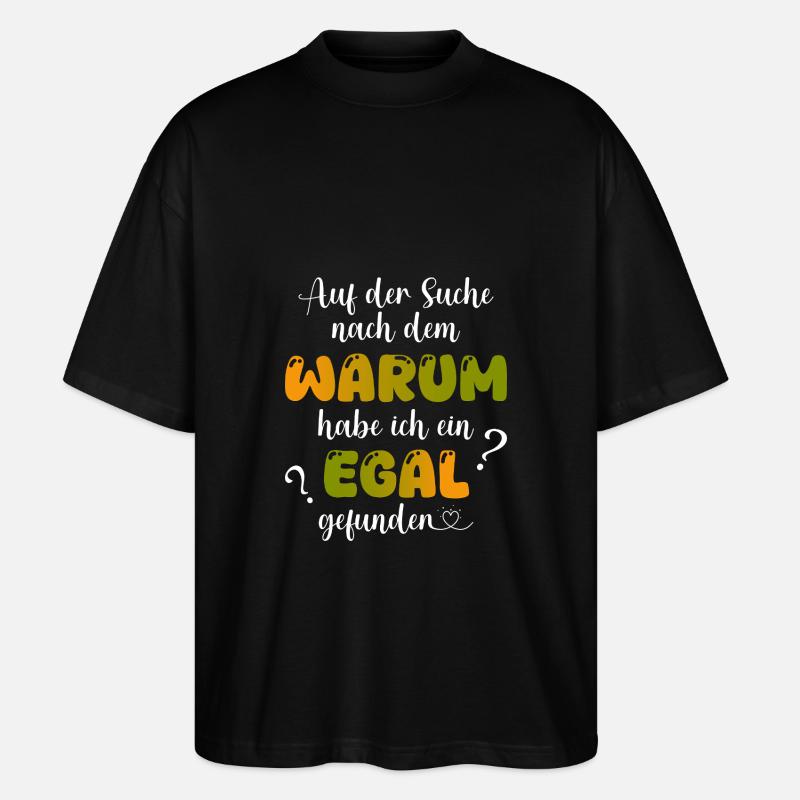 Egal - Stanley/Stella Oversized Unisex Bio T-Shirt Blaster 2.0 - Schwarz