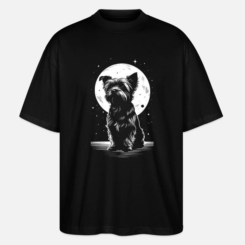 Yorkshire Terrier - Stanley/Stella Oversized Unisex Bio T-Shirt Blaster 2.0 - Schwarz