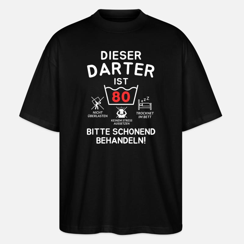 This darter is 80. - Stanley/Stella Oversized Unisex Organic T-shirt Blaster 2.0 - black