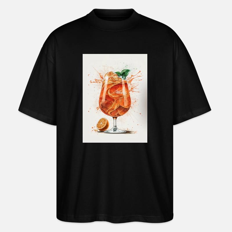 Sprizz Illustration  - Stanley/Stella Oversized Unisex Bio T-Shirt Blaster 2.0 - Schwarz