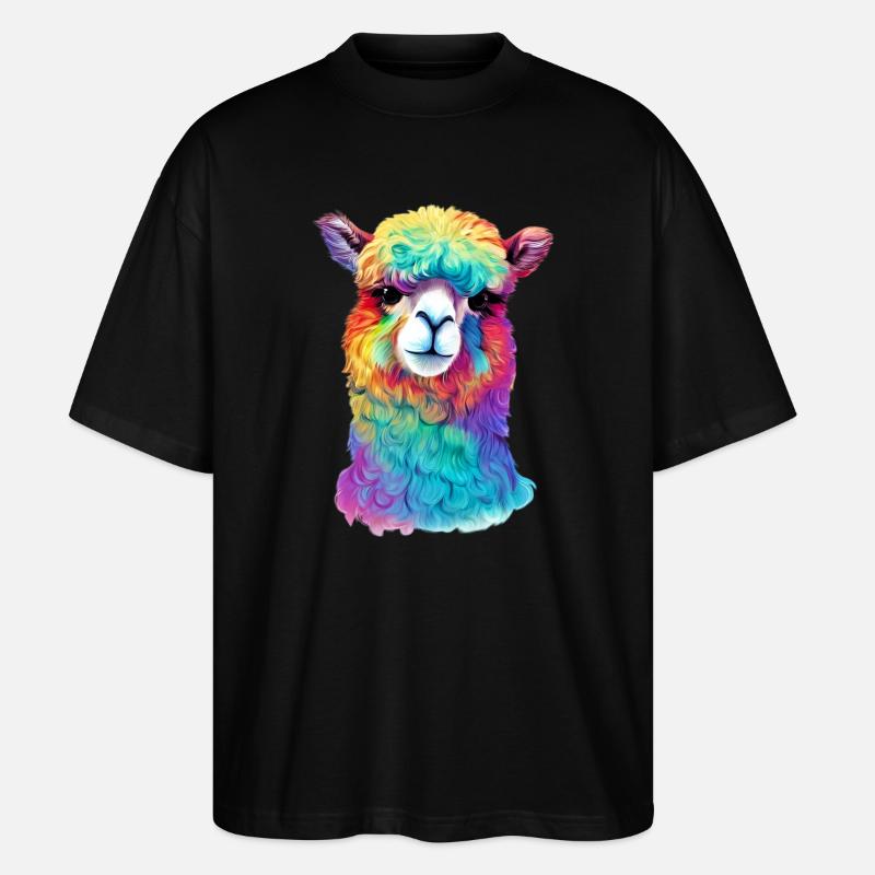 Alpaka - Stanley/Stella Oversized Unisex Bio T-Shirt Blaster 2.0 - Schwarz