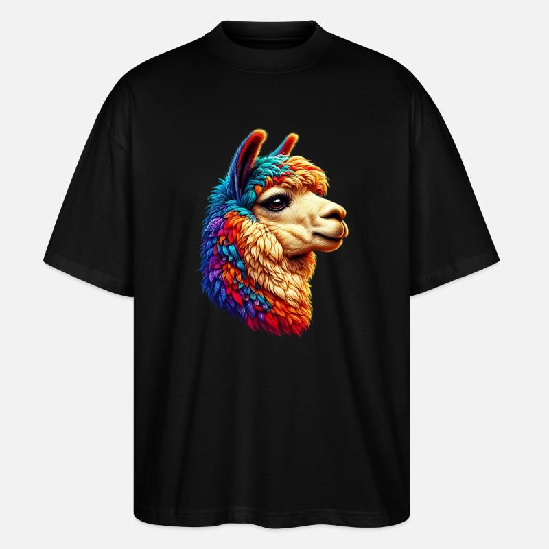 Alpaga - T-shirt bio Blaster 2.0 coupe oversize Stanley/Stella Unisexe - noir