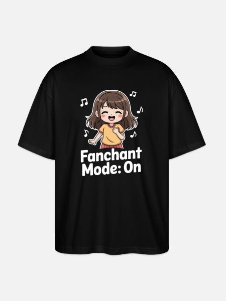 K-Pop Fanchant Korea Music - Stanley/Stella Oversized Unisex Organic T-shirt Blaster 2.0 - black