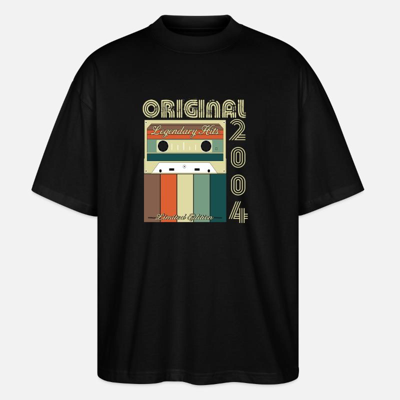 Anniversaire légendaire de 2004 - T-shirt bio Blaster 2.0 coupe oversize Stanley/Stella Unisexe - noir