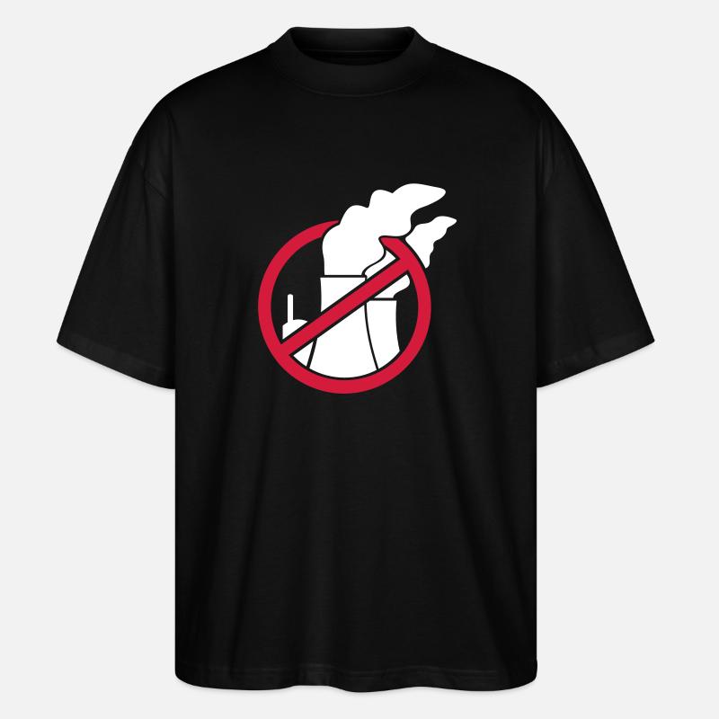 Atomkraft - Stanley/Stella Oversized Unisex Bio T-Shirt Blaster 2.0 - Schwarz