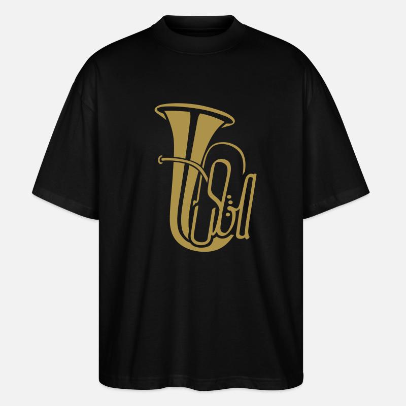Tuba II - Stanley/Stella Oversized Unisex Bio T-Shirt Blaster 2.0 - Schwarz