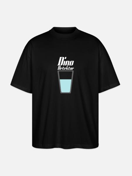 Dino detector - Stanley/Stella Oversized Unisex Organic T-shirt Blaster 2.0 - black