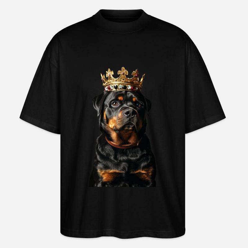 Rottweiler - Stanley/Stella Oversized Unisex Bio T-Shirt Blaster 2.0 - Schwarz