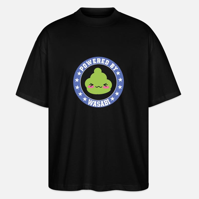 Propulsé par wasabi - T-shirt bio Blaster 2.0 coupe oversize Stanley/Stella Unisexe - noir