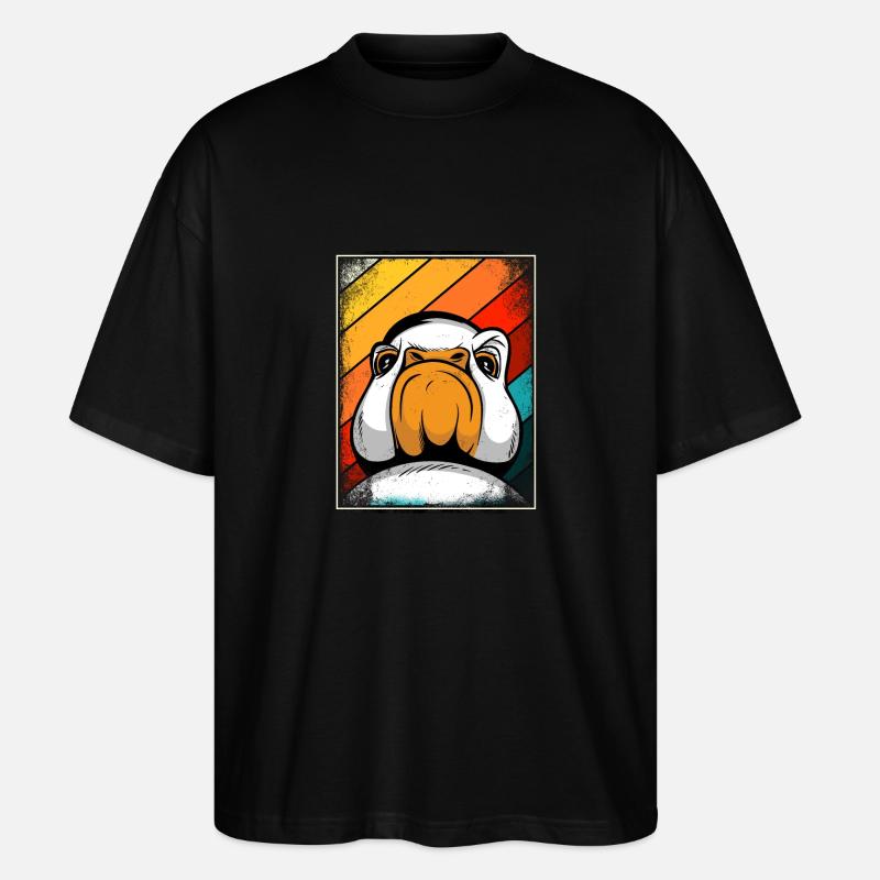 Gans - Stanley/Stella Oversized Unisex Bio T-Shirt Blaster 2.0 - Schwarz