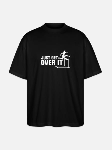 Hurdle Race Evolution - Stanley/Stella Oversized Unisex Organic T-shirt Blaster 2.0 - black