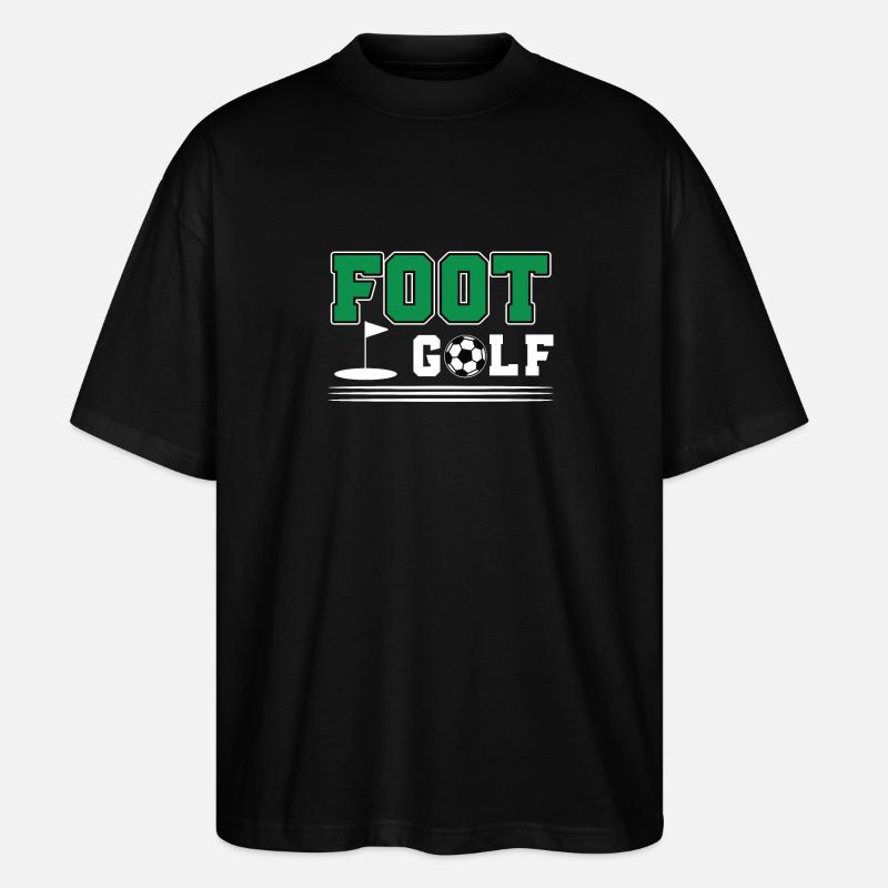 Footgolf Geschenk - Stanley/Stella Oversized Unisex Bio T-Shirt Blaster 2.0 - Schwarz
