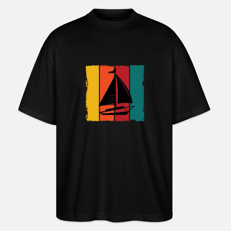 Dhow - Stanley/Stella Oversized Unisex Organic T-shirt Blaster 2.0 - black