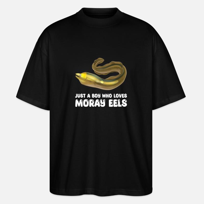 Murène pour garçons - T-shirt bio Blaster 2.0 coupe oversize Stanley/Stella Unisexe - noir