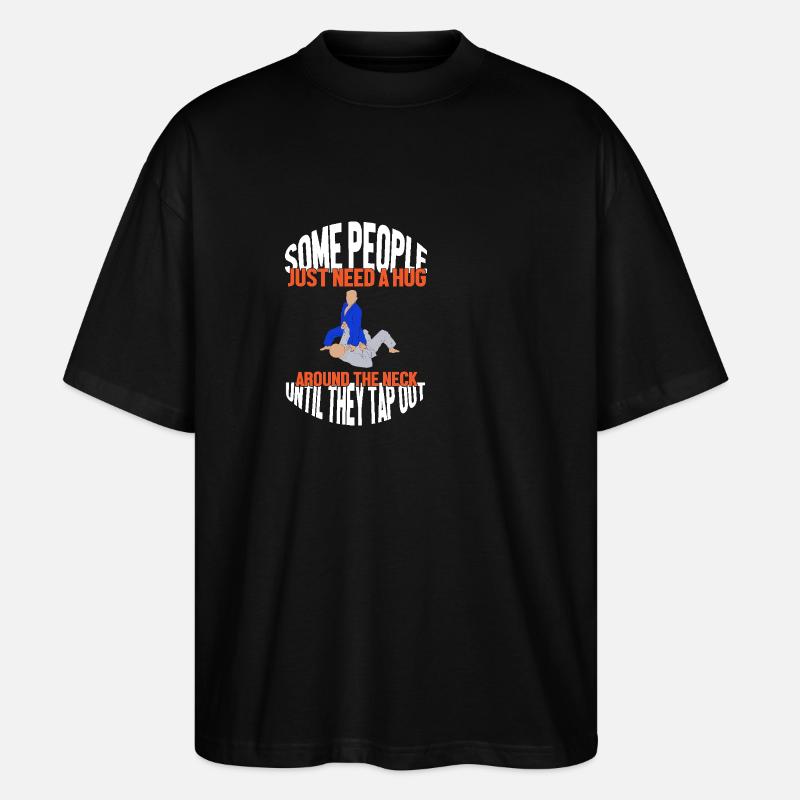 Jiu Jitsu Autodéfense - T-shirt bio Blaster 2.0 coupe oversize Stanley/Stella Unisexe - noir