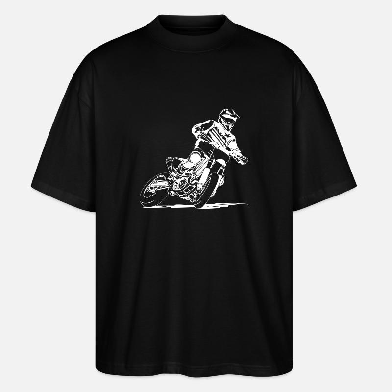 Supermoto - Stanley/Stella Oversized Unisex Bio T-Shirt Blaster 2.0 - Schwarz